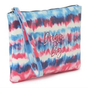 New Betsey Johnson Dream Big Wristlet Pouch.